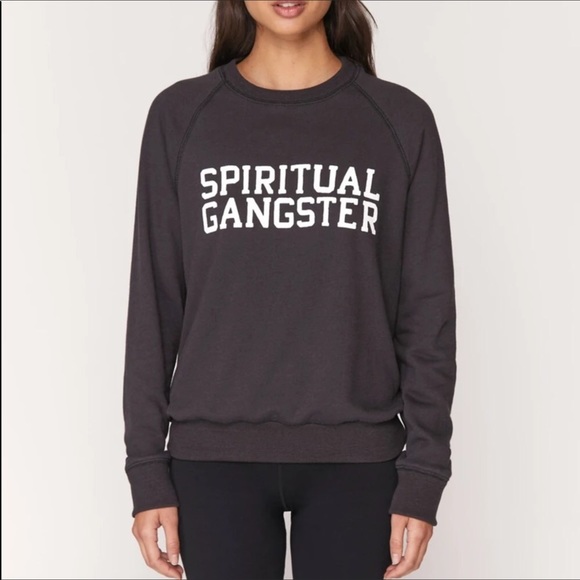 Spiritual Gangster Varsity Old School Sweatshirt - Picture 4 of 9